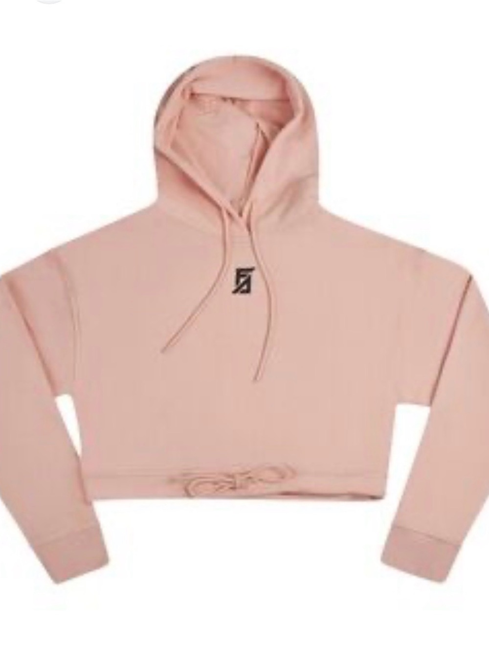 Faith Connexion Cropped Hoodie Women's Medium Pink